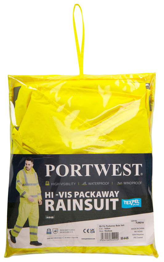 Hi-Vis Packaway Rainsuit
